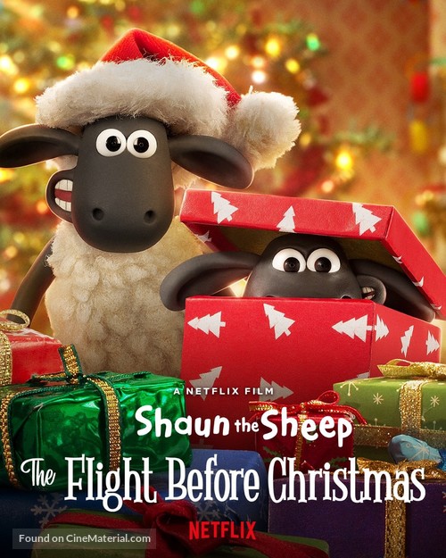 Shaun the Sheep: The Flight Before Christmas - British Movie Poster