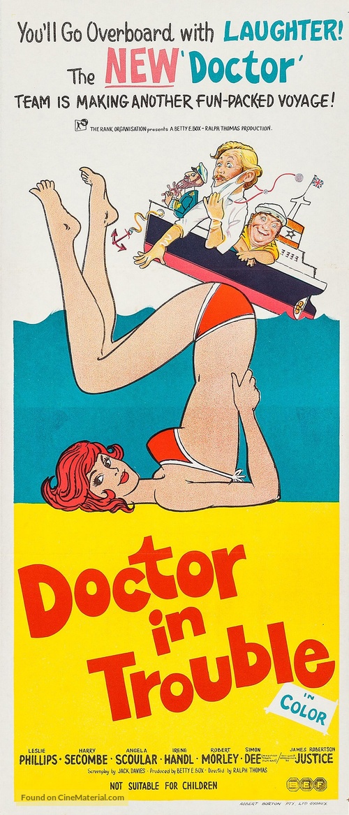 Doctor in Trouble - Australian Movie Poster