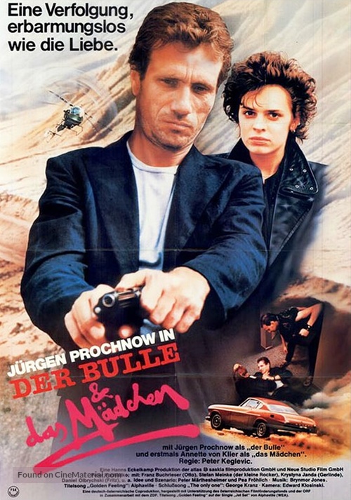 Der Bulle &amp; das M&auml;dchen - German Movie Poster