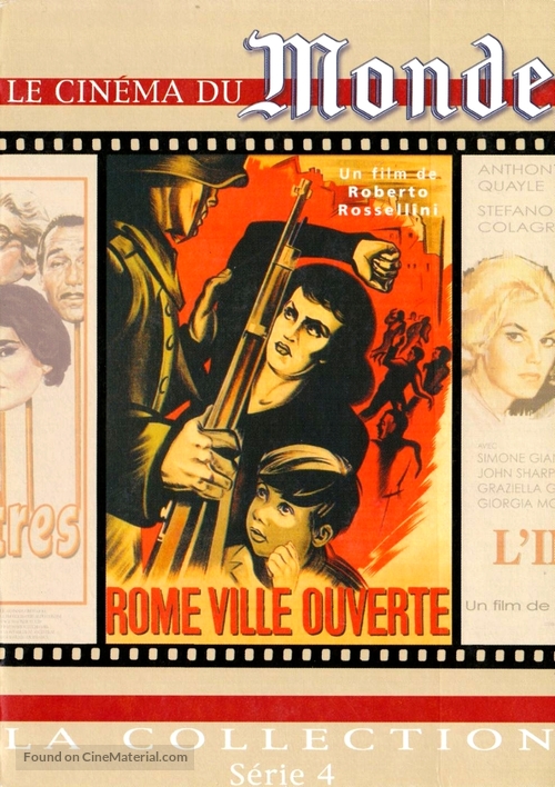 Roma, citt&agrave; aperta - French Movie Cover