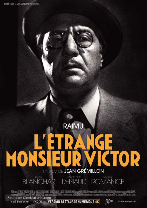 L&#039;&eacute;trange Monsieur Victor - French Movie Poster