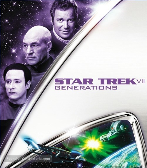 Star Trek: Generations - Blu-Ray movie cover