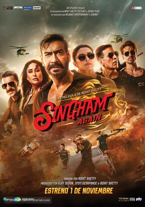 Singham Again - Spanish Movie Poster