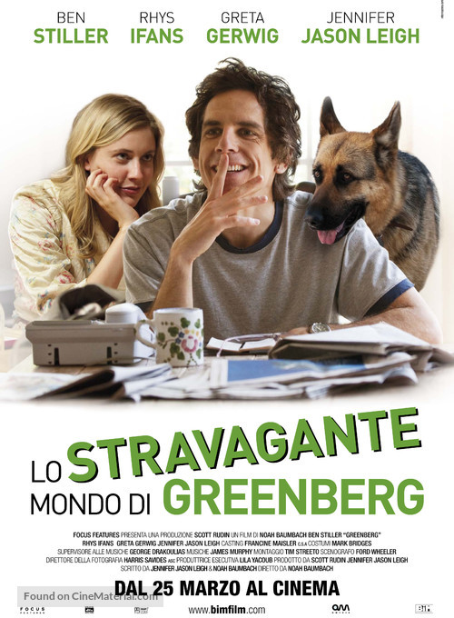 Greenberg - Italian Movie Poster