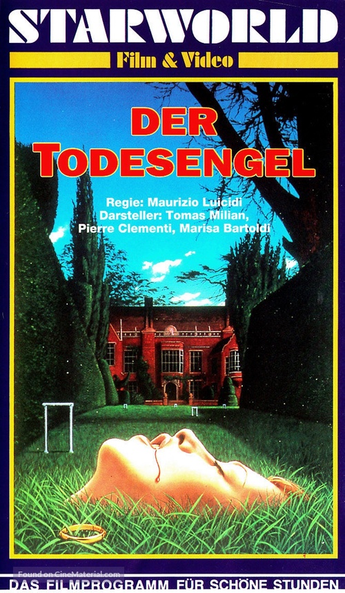 La vittima designata - German VHS movie cover