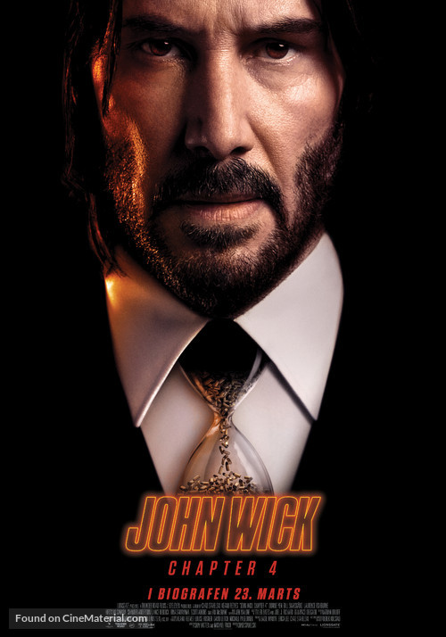 John Wick: Chapter 4 - Danish Movie Poster