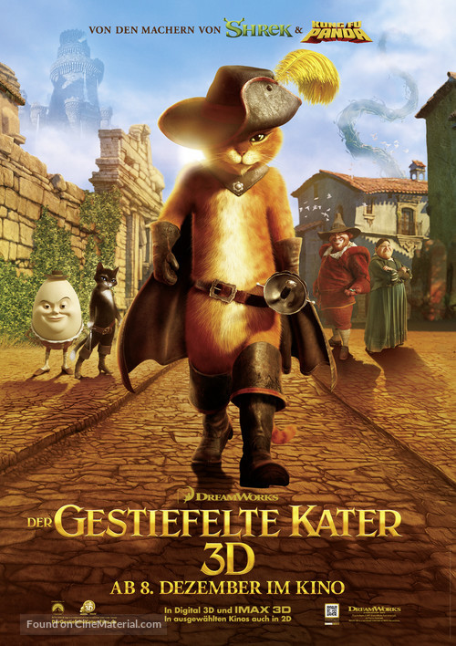 Puss in Boots - German Movie Poster