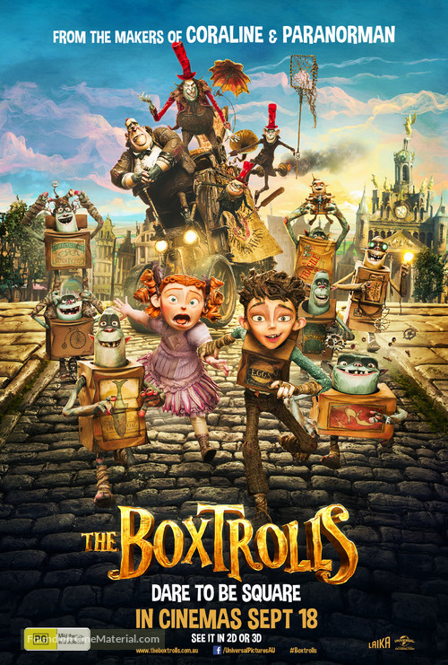 The Boxtrolls - Australian Movie Poster