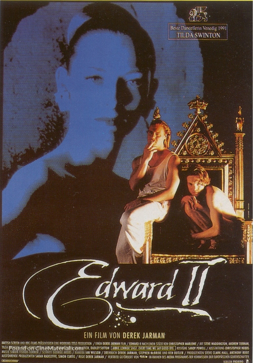 Edward II - German Movie Poster