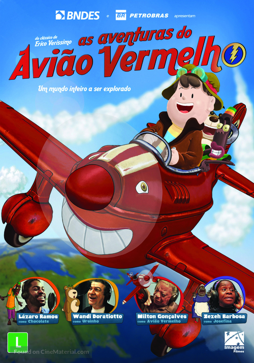 As Aventuras do Avi&atilde;o Vermelho - Brazilian DVD movie cover