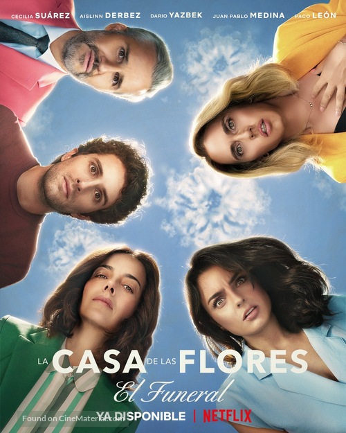 La Casa De Las Flores: El Funeral - Mexican Movie Poster