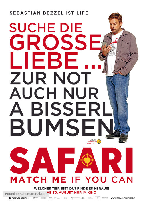 Safari: Match Me If You Can - German Movie Poster