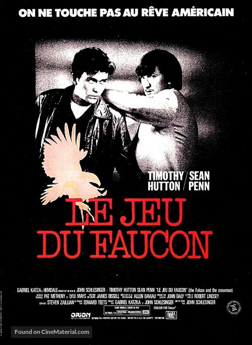 The Falcon and the Snowman - French Movie Poster