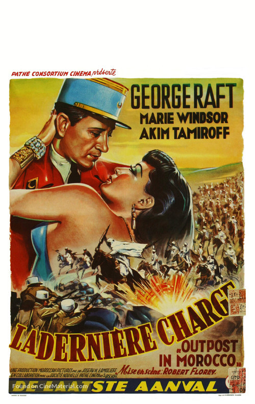 Outpost in Morocco - Belgian Movie Poster