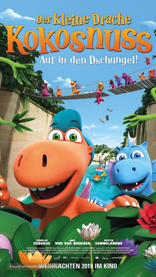 Der kleine Drache Kokosnuss - Auf in den Dschungel! - Swiss Movie Poster