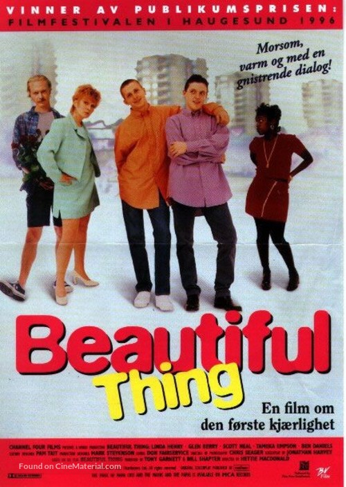 Beautiful Thing - Danish Movie Poster