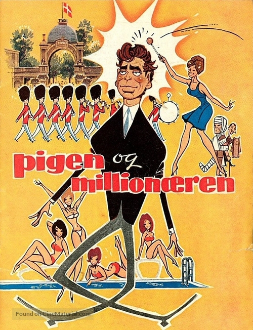 Pigen og million&aelig;ren - Danish Movie Poster