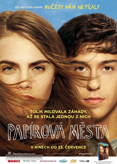 Paper Towns - Czech Movie Poster