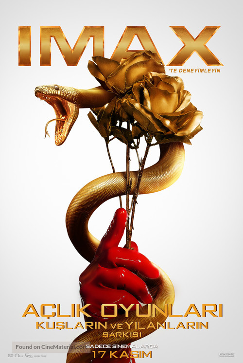 The Hunger Games: The Ballad of Songbirds and Snakes - Turkish Movie Poster