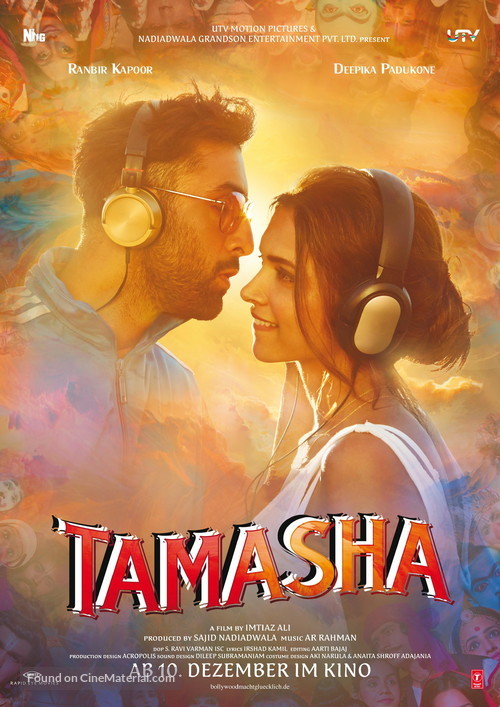 Tamasha - German Movie Poster