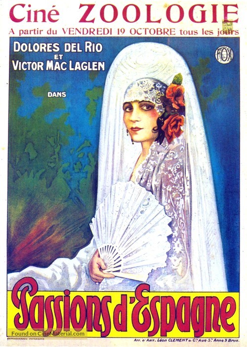 The Loves of Carmen - Belgian Movie Poster