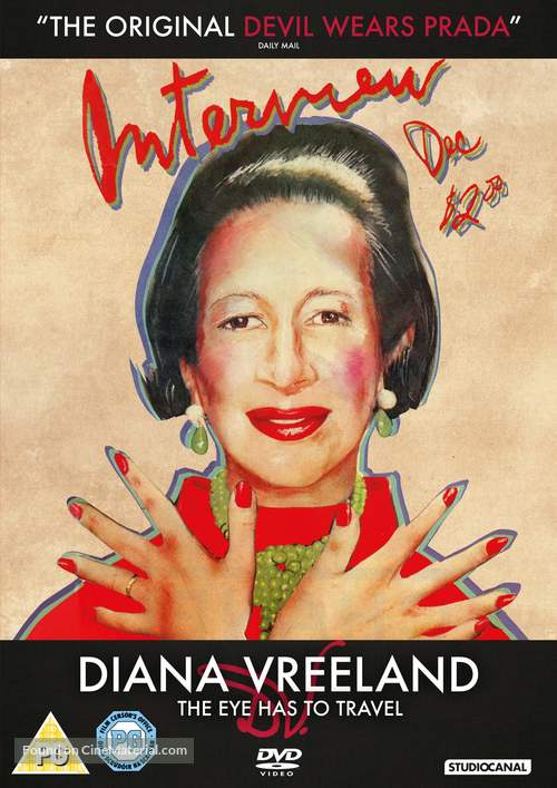 Diana Vreeland: The Eye Has to Travel - British DVD movie cover