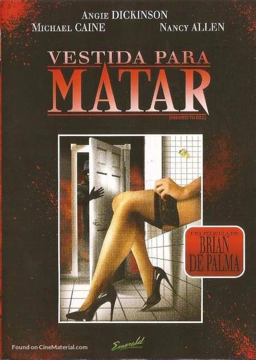 Dressed to Kill - Argentinian DVD movie cover