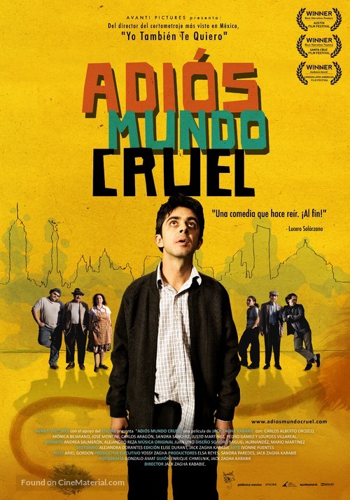 Adi&oacute;s mundo cruel - Mexican Movie Poster