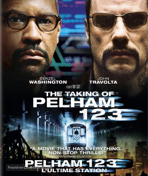 The Taking of Pelham 1 2 3 - Canadian Blu-Ray movie cover