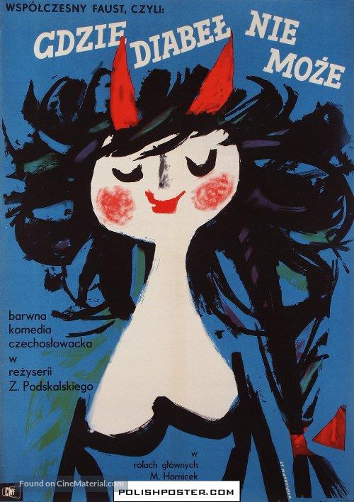 Kam cert nemuze - Polish Movie Poster