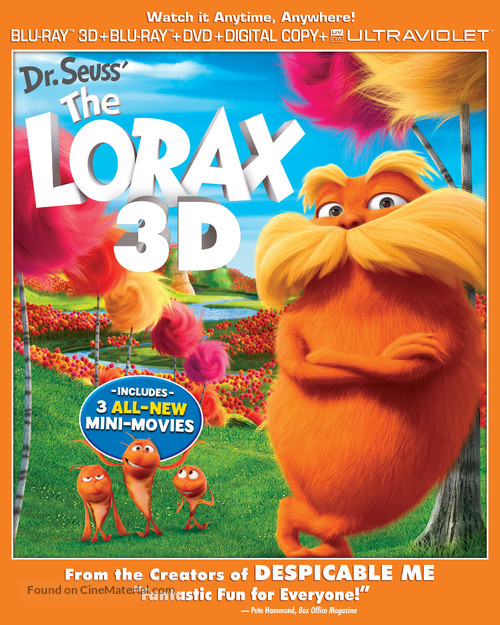 The Lorax - Blu-Ray movie cover