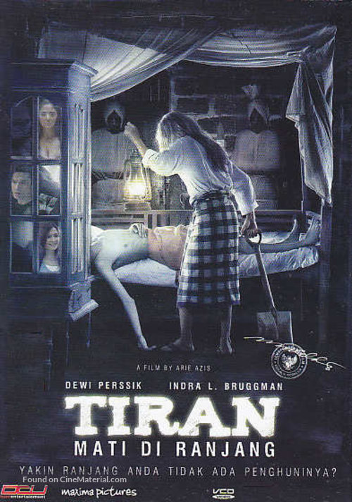 Tiran: Mati di ranjang - Indonesian DVD movie cover