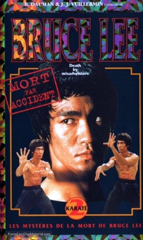 Death by Misadventure: The Mysterious Life of Bruce Lee - French VHS movie cover