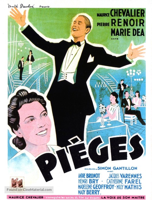 Pi&egrave;ges - French Movie Poster