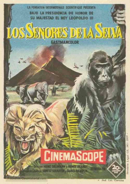 Les seigneurs de la for&ecirc;t - Spanish Movie Poster