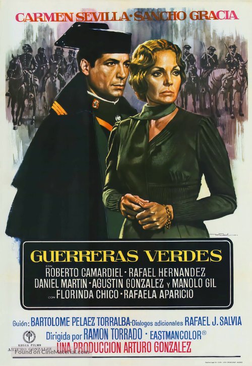 Guerreras verdes - Spanish Movie Poster
