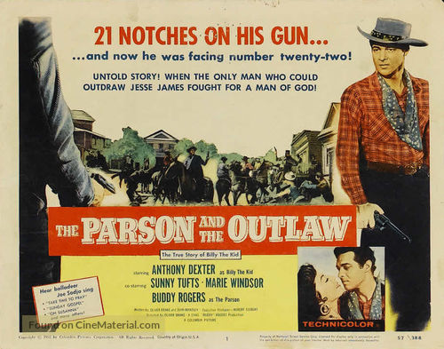 The Parson and the Outlaw - Movie Poster