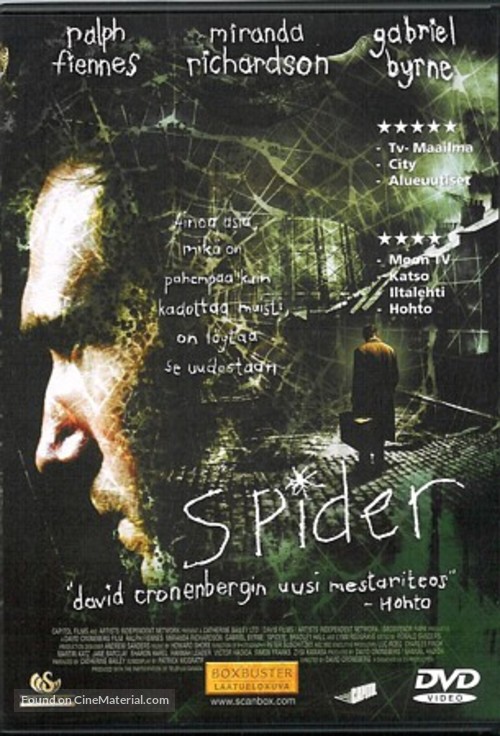 Spider - Finnish DVD movie cover