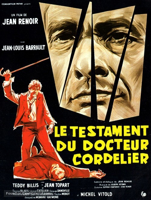 Le testament du Docteur Cordelier - French Movie Poster