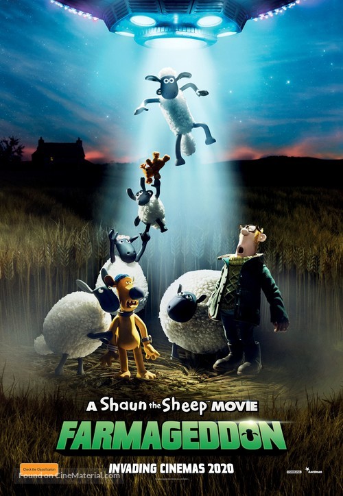 A Shaun the Sheep Movie: Farmageddon - Australian Movie Poster