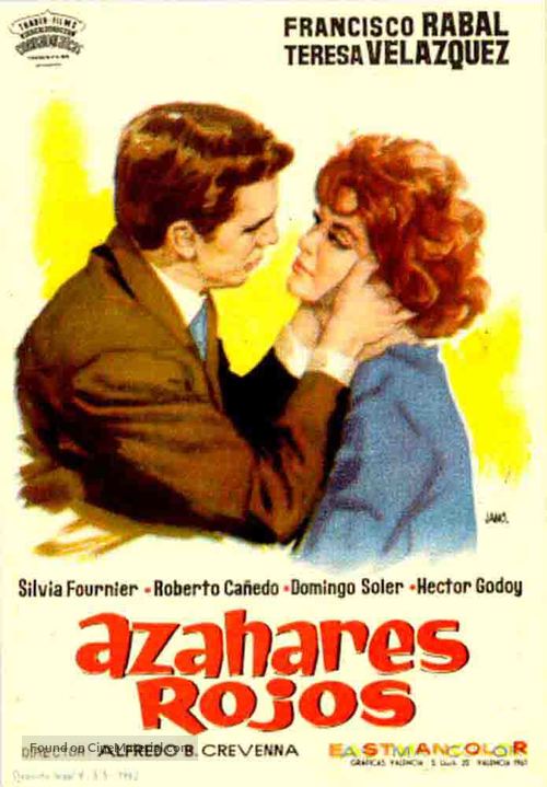 Azahares rojos - Spanish Movie Poster
