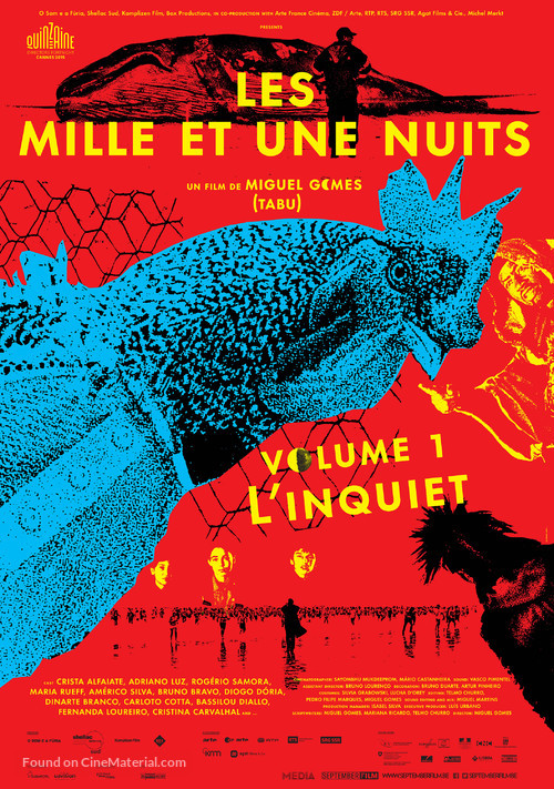 As Mil e Uma Noites: Volume 1, O Inquieto - Belgian Movie Poster