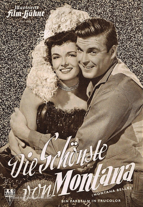 Montana Belle - German poster