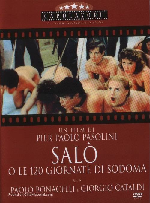 Sal&ograve; o le 120 giornate di Sodoma - Italian Movie Cover