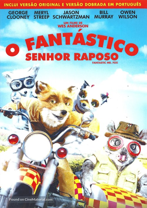 Fantastic Mr. Fox - Portuguese DVD movie cover