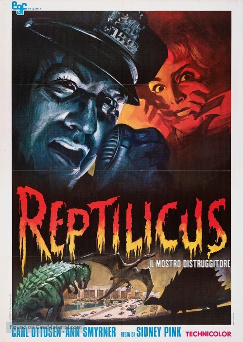 Reptilicus - Italian Movie Poster