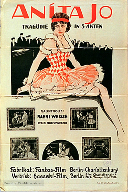 Anita Jo - German Movie Poster