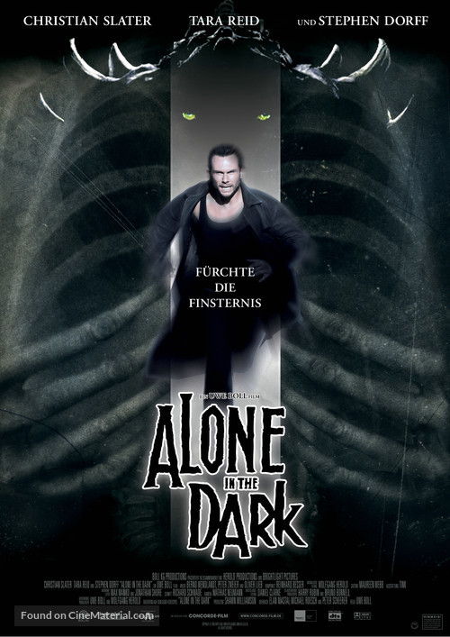 Alone in the Dark - German Movie Poster