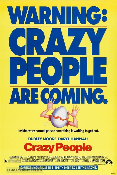 Crazy People - Movie Poster