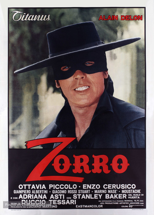 Zorro - Italian Movie Poster